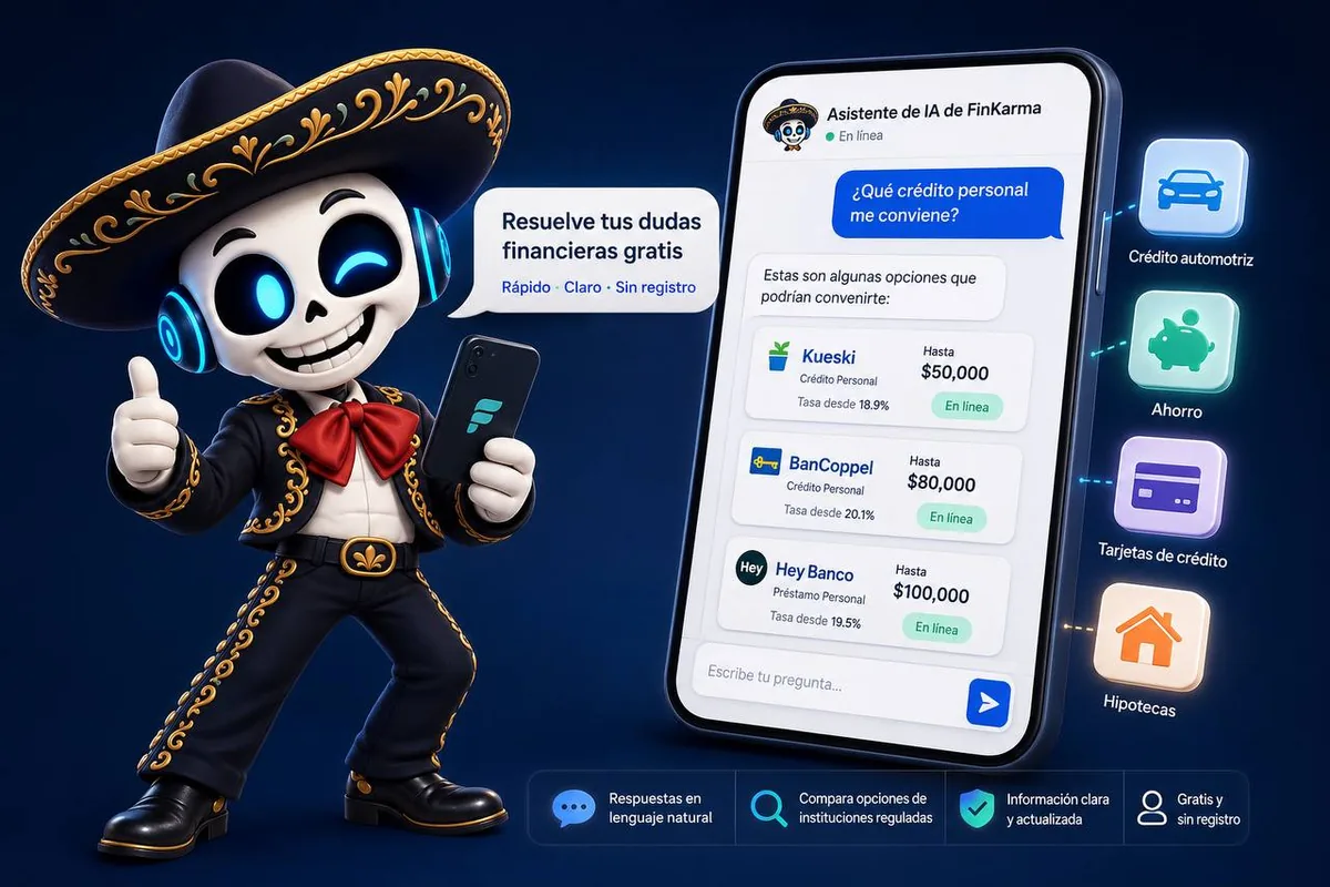 Asistente de IA de FinKarma: resuelve tus dudas gratis