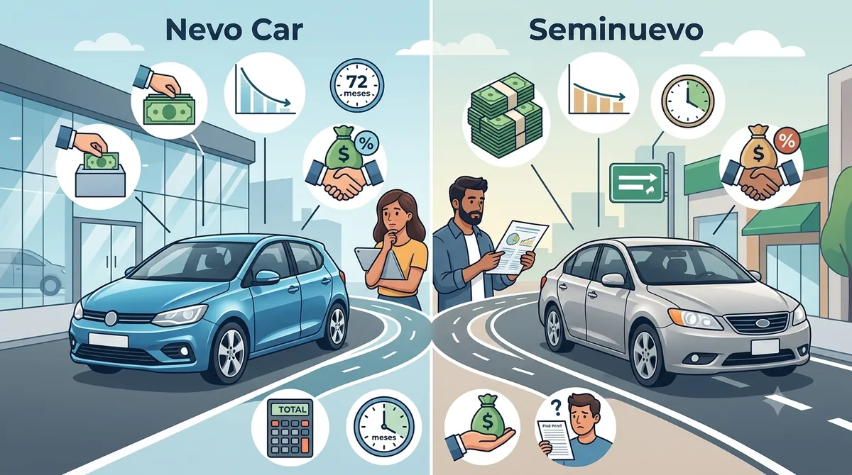 Crédito Automotriz: Auto Nuevo vs Seminuevo y los 7 Errores que Más Cuestan Dinero