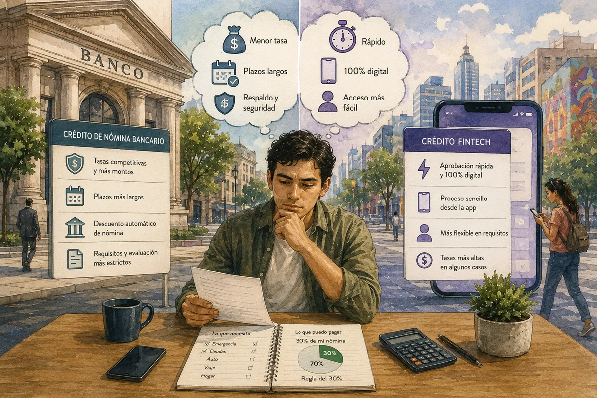 Crédito de Nómina vs Fintech: ¿Cuál te Conviene? | FinKarma