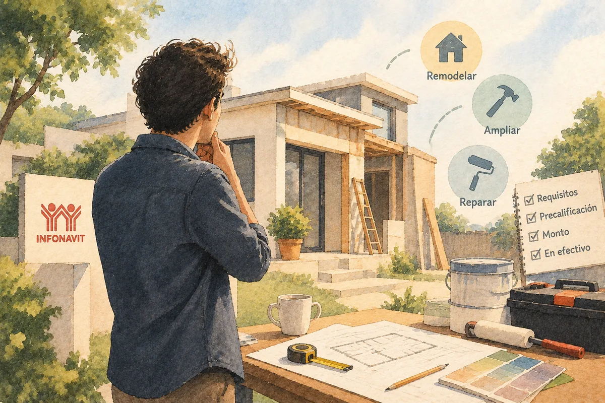Mejoravit 2026: Requisitos, Puntos y Monto del Crédito Infonavit para Remodelar