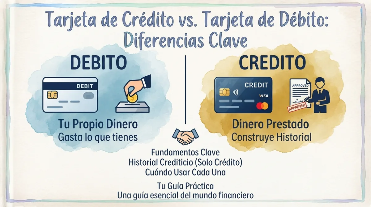 Tarjeta de Débito vs. Crédito: Diferencias y Cuál Usar